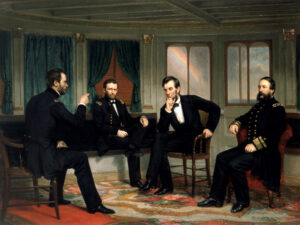 President Lincoln and Union Generals picture