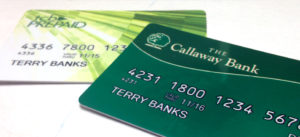 Two Callaway Debit Cards