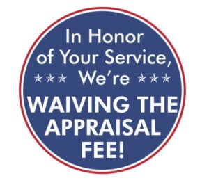 veterans page waiving appraisal fee