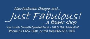 Alan Anderson Just Fabulous LOGO Blue Background 300x129