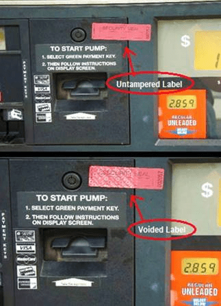 Gas pump skimmer photo