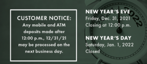 TCB DEPOSIT CUTOFF NOTICE NYE 2021 EMAIL e1640639705611